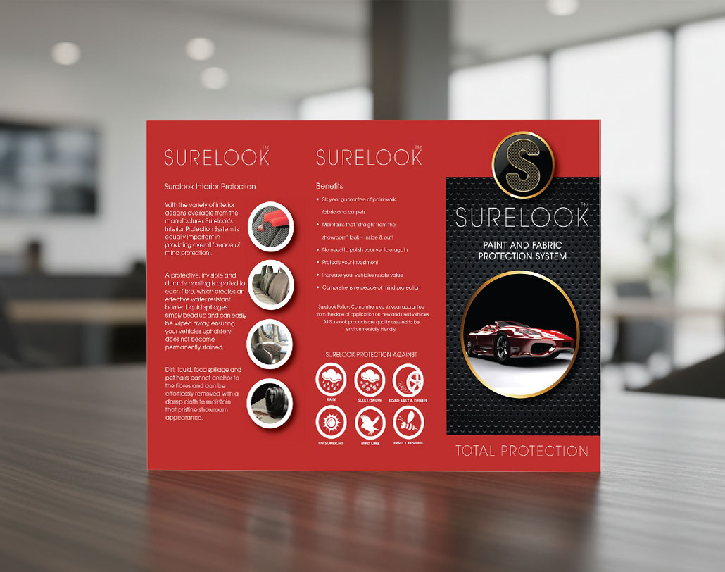 Surelook Leaflet design
